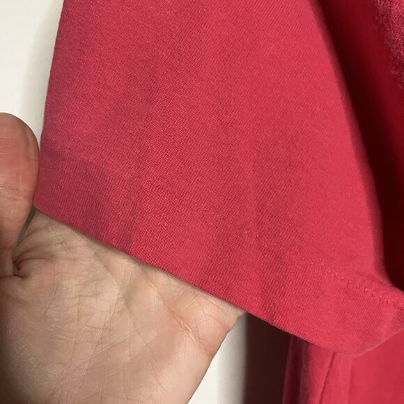 Vintage 90s Northern Reflections T-shirt Womens Pink Canada Day Cottage Nature - Picture 5 of 8